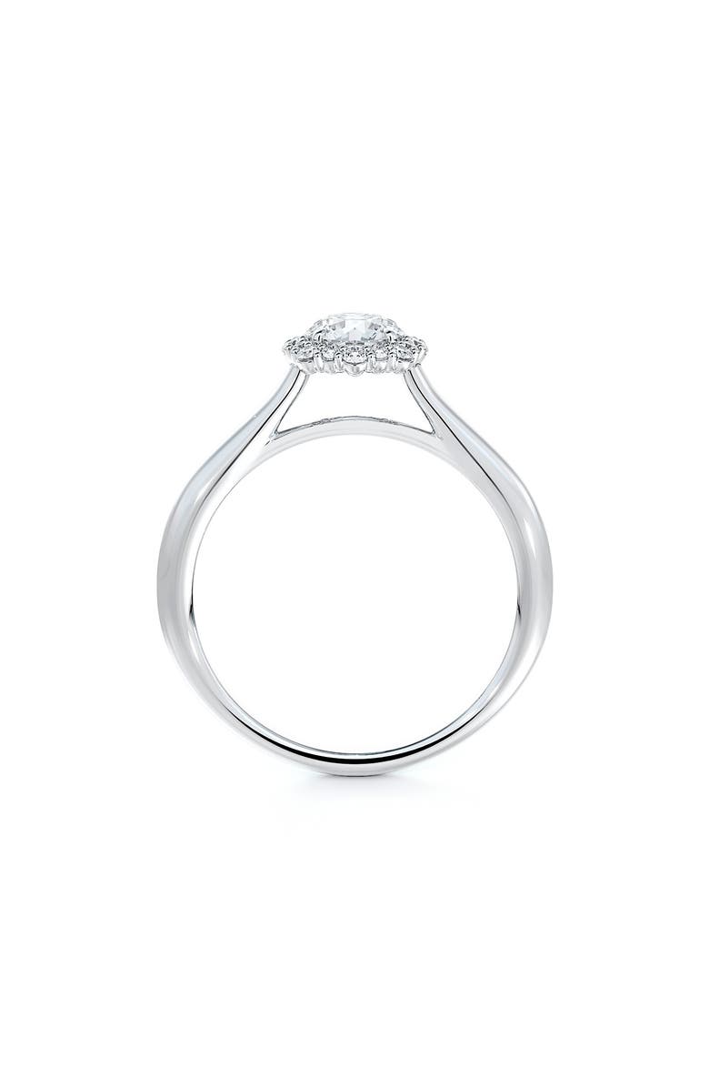 De Beers Forevermark Center of My Universe<sup>®</sup> Floral Halo Diamond Engagement Ring, Alternate, color, 
