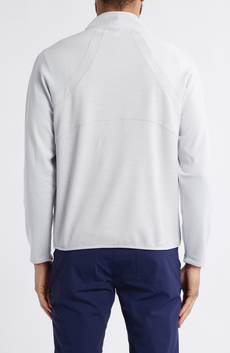 Peter Millar Vista Hybrid Performance Zip Jacket, Alternate, color, British Grey