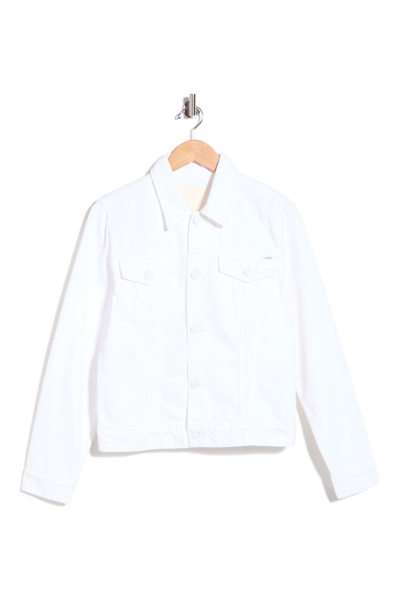 The Bruiser Trucker Jacket, Alternate, color, PICKET FENCE