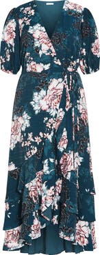 City Chic Bri Floral Midi Dress