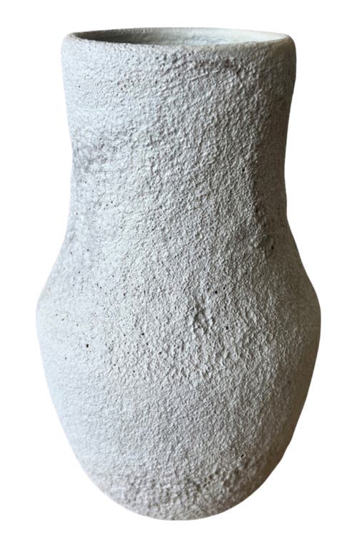 Gina DeSantis Ceramics Leda Crater Vase in Gray  product