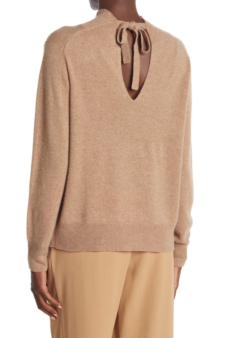 Carlin Cashmere Pullover Sweater, Alternate, color, LLAMA