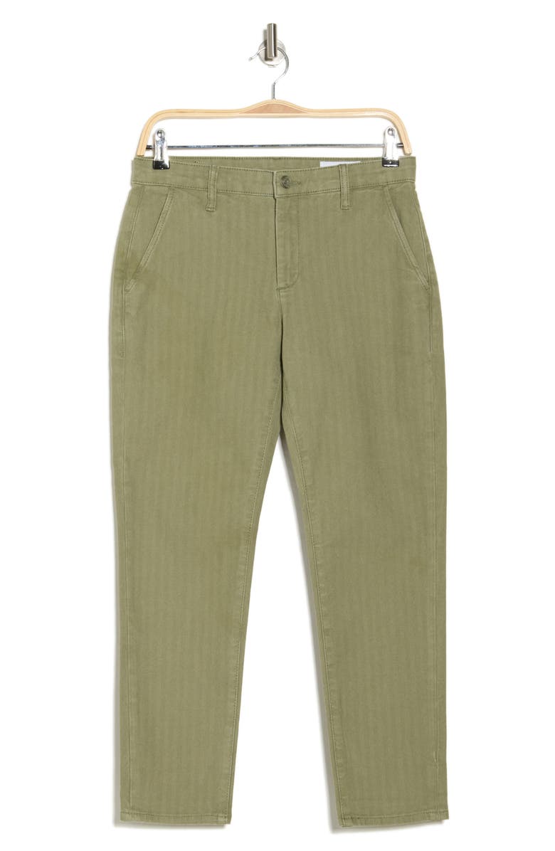 AG Caden Crop Twill Pants, Alternate, color, Sulfur Cavalry Sage