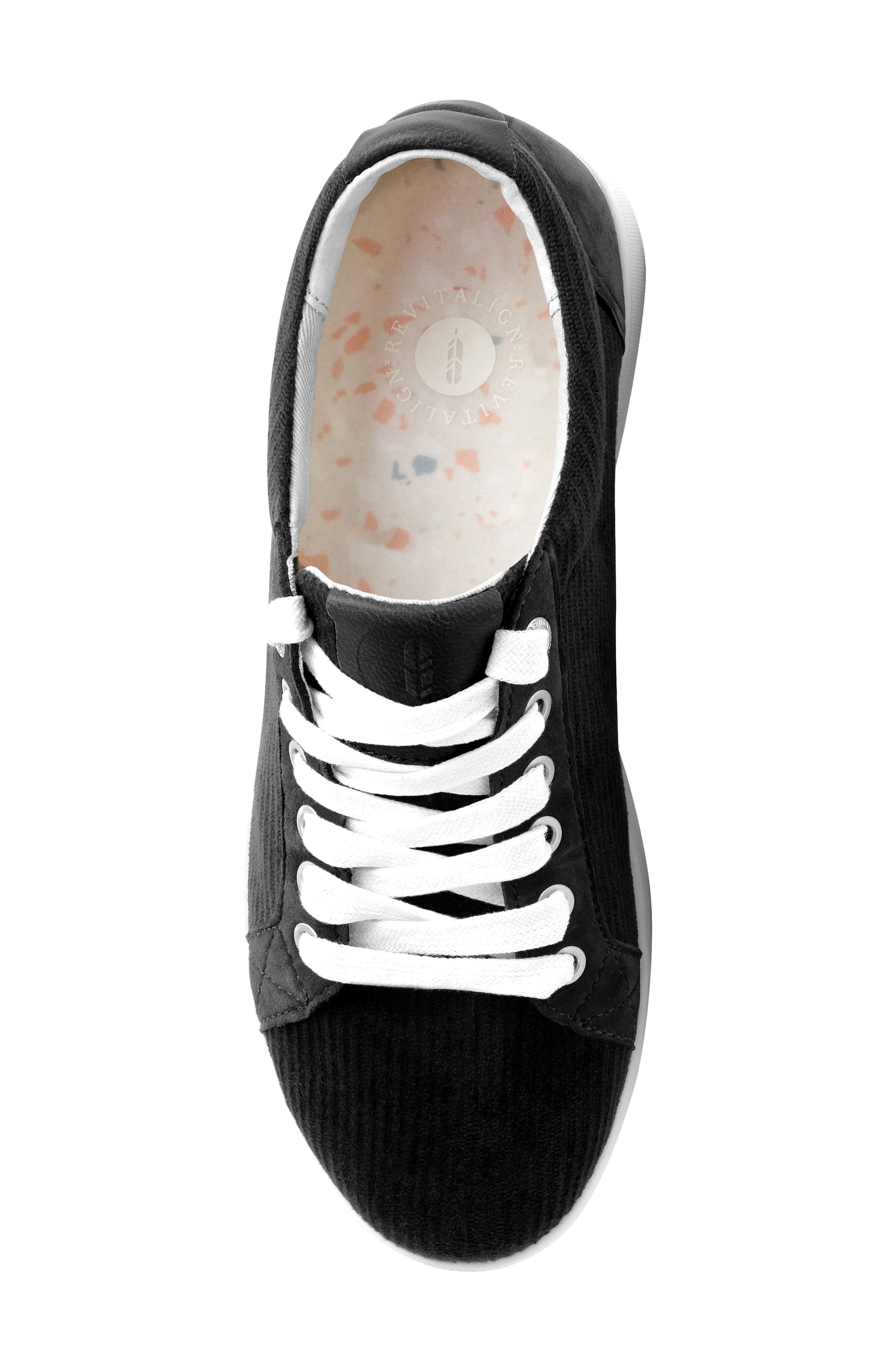 Revitalign Avalon Sneaker, Alternate, color, Black