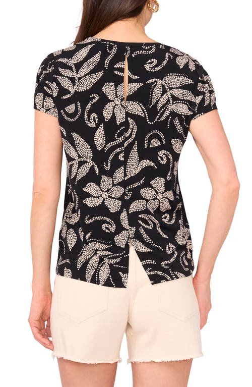 VINCE CAMUTO VINCE CAMUTO KEYHOLE SHORT SLEEVE TOP