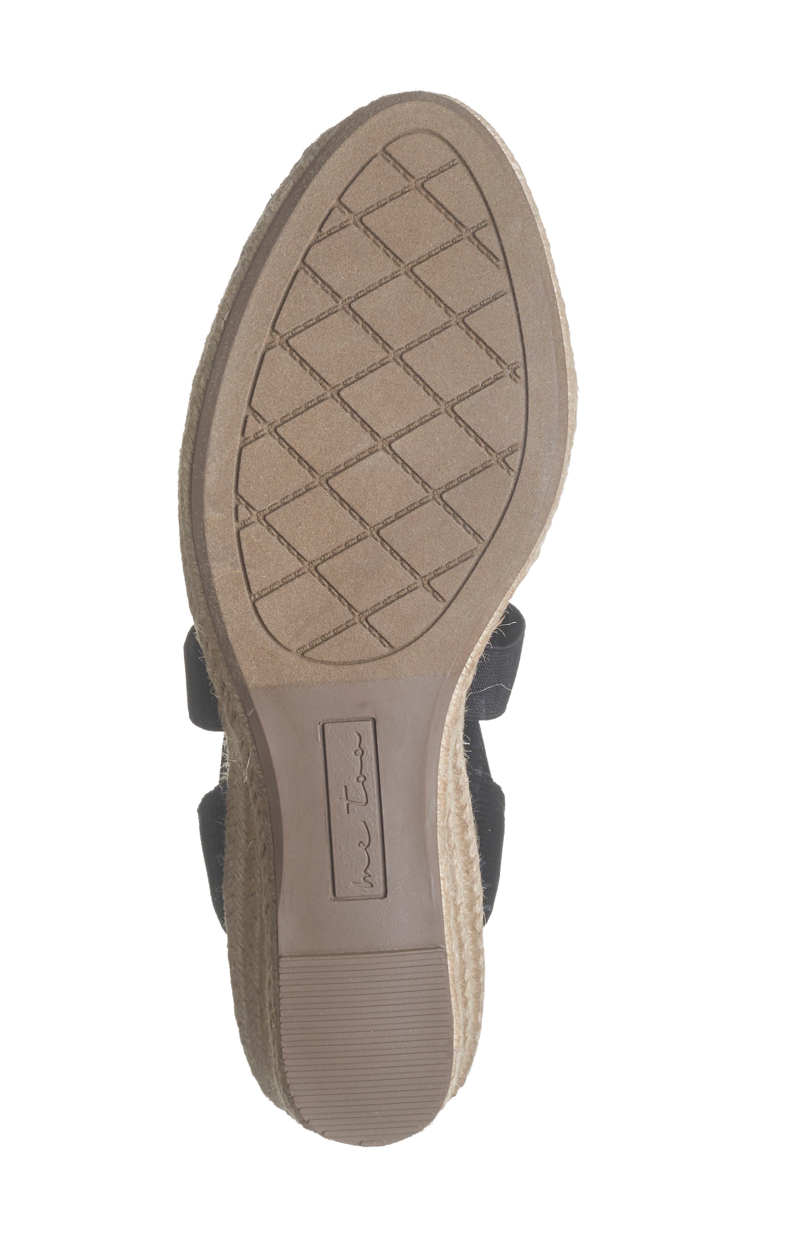 Me Too Stelle Espadrille Wedge Sandal, Alternate, color, Black