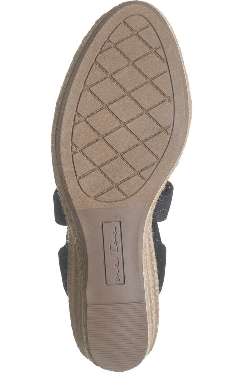 Me Too Stelle Espadrille Wedge Sandal, Alternate, color, Black