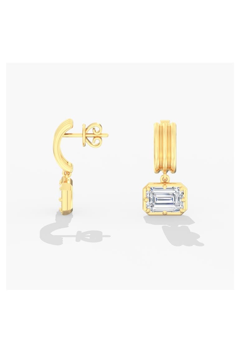 Emerald Aura Drop Lab Diamond in 14K Gold, Main, color, 4.00CTW
