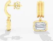 Everlee Emerald Aura Drop Lab Diamond in 14K Gold