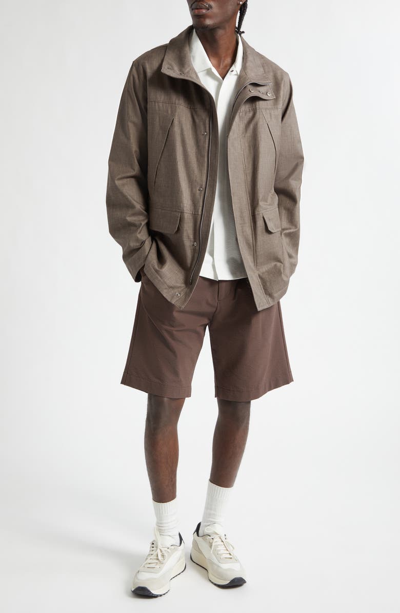 Herno Storm System Long Jacket, Alternate, color, Taupe