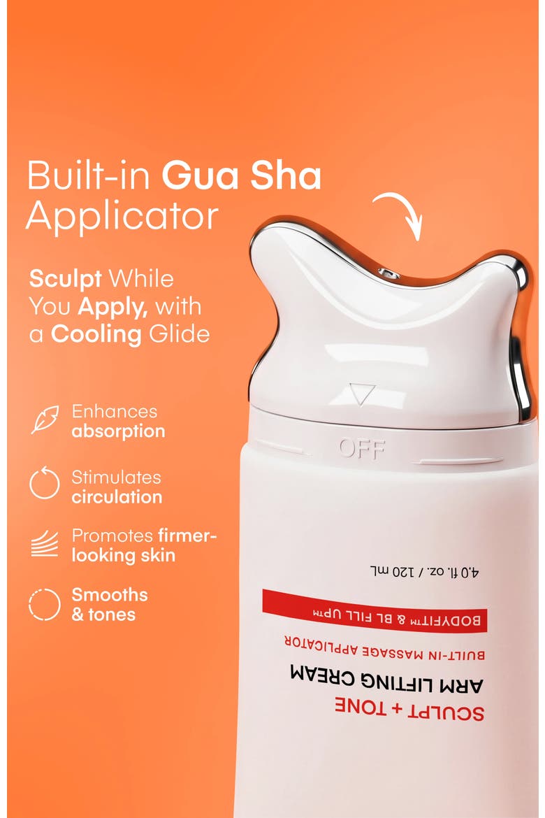 Sculpt + Tone Arm Lifting Cream, Alternate, color, Orange, White