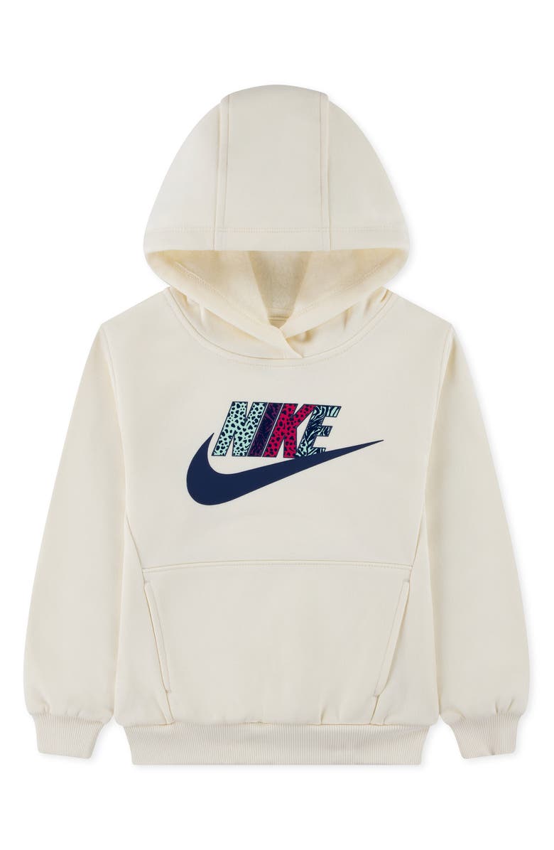 Nike Kids' Wild Warmth Pullover Hoodie, Main, color, Soft Pearl