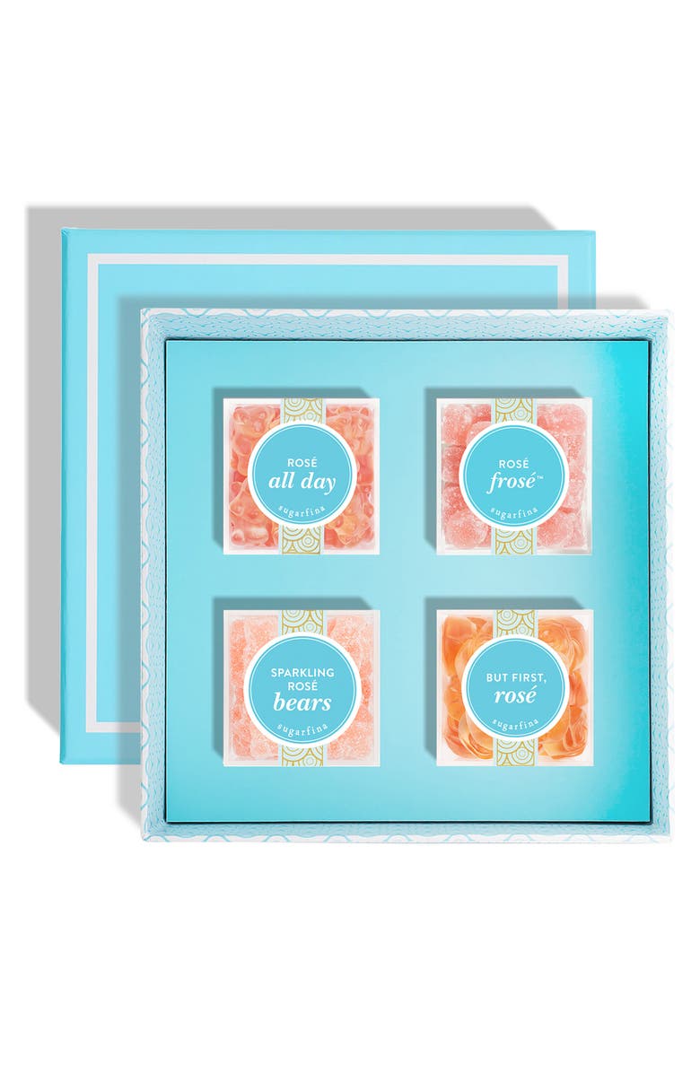 sugarfina Rosé Collection Set of 4 Candy Cubes, Alternate, color, Blue