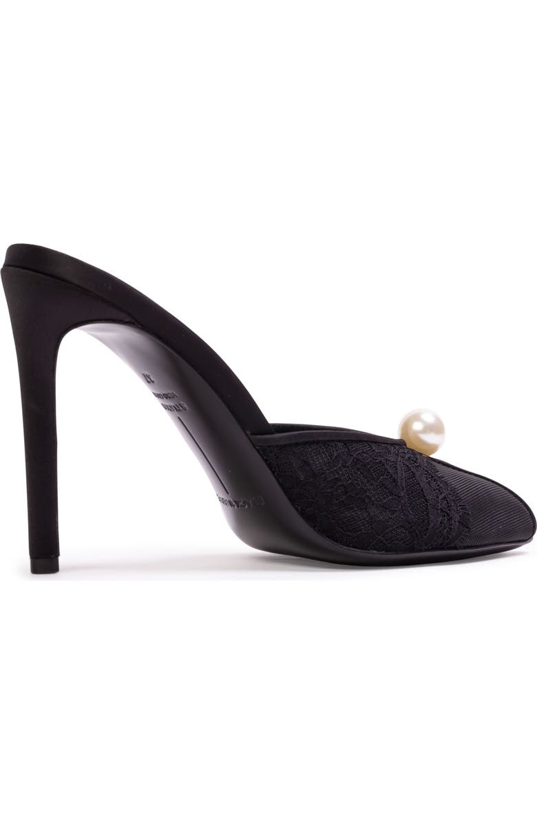 BLACK SUEDE STUDIO Debby 100 Mesh Mule, Alternate, color, Black Mesh