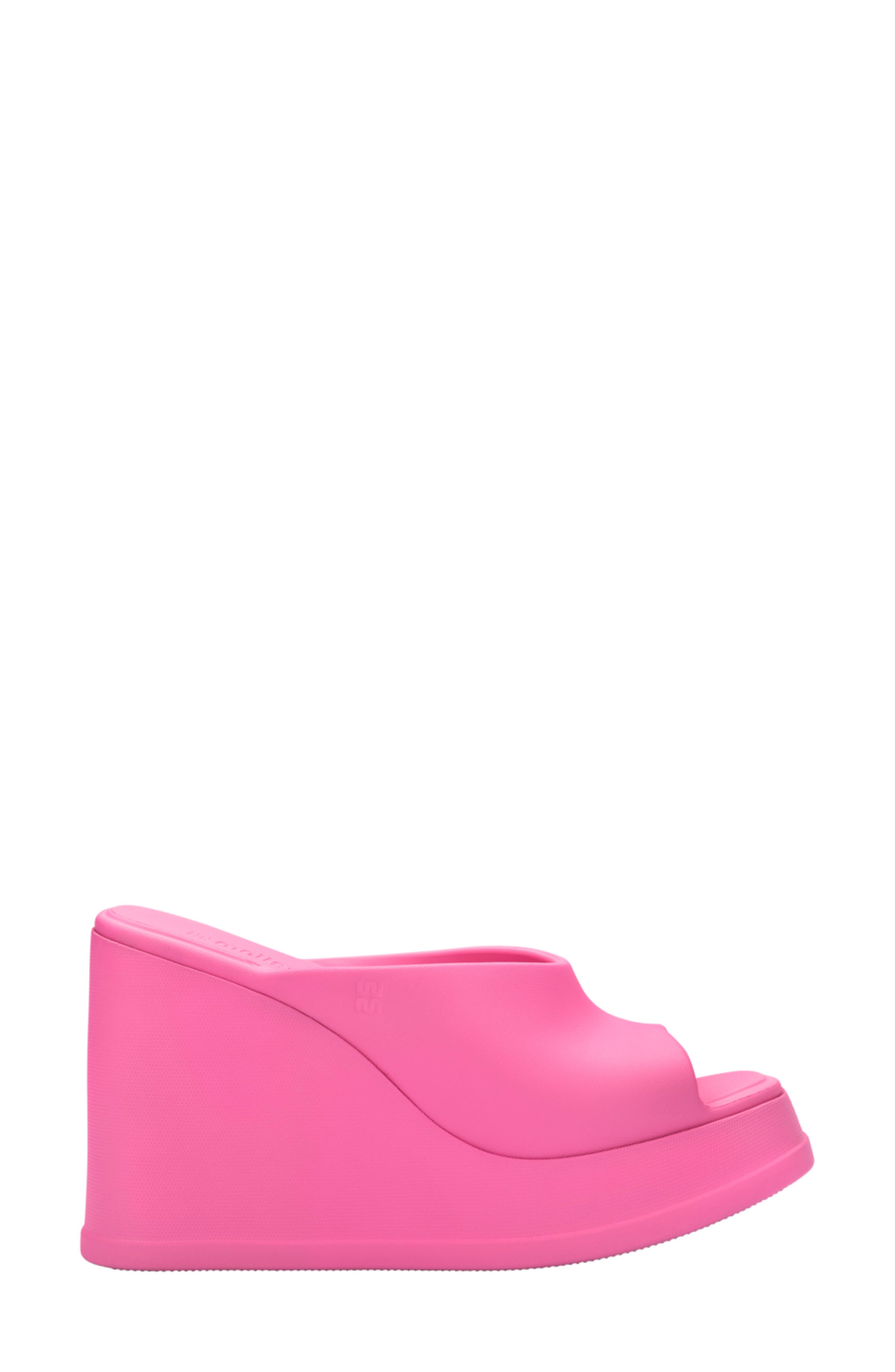 Waterproof Platform Wedge Sandal, Alternate, color, PINK