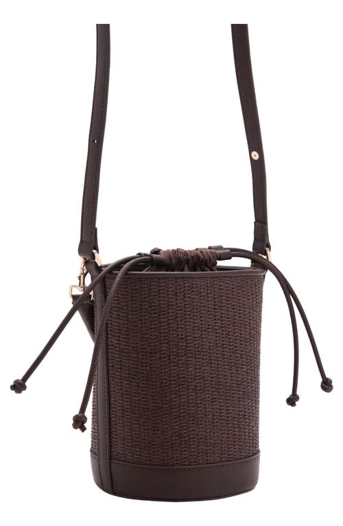 Mango Small Raffia Bucket Bag