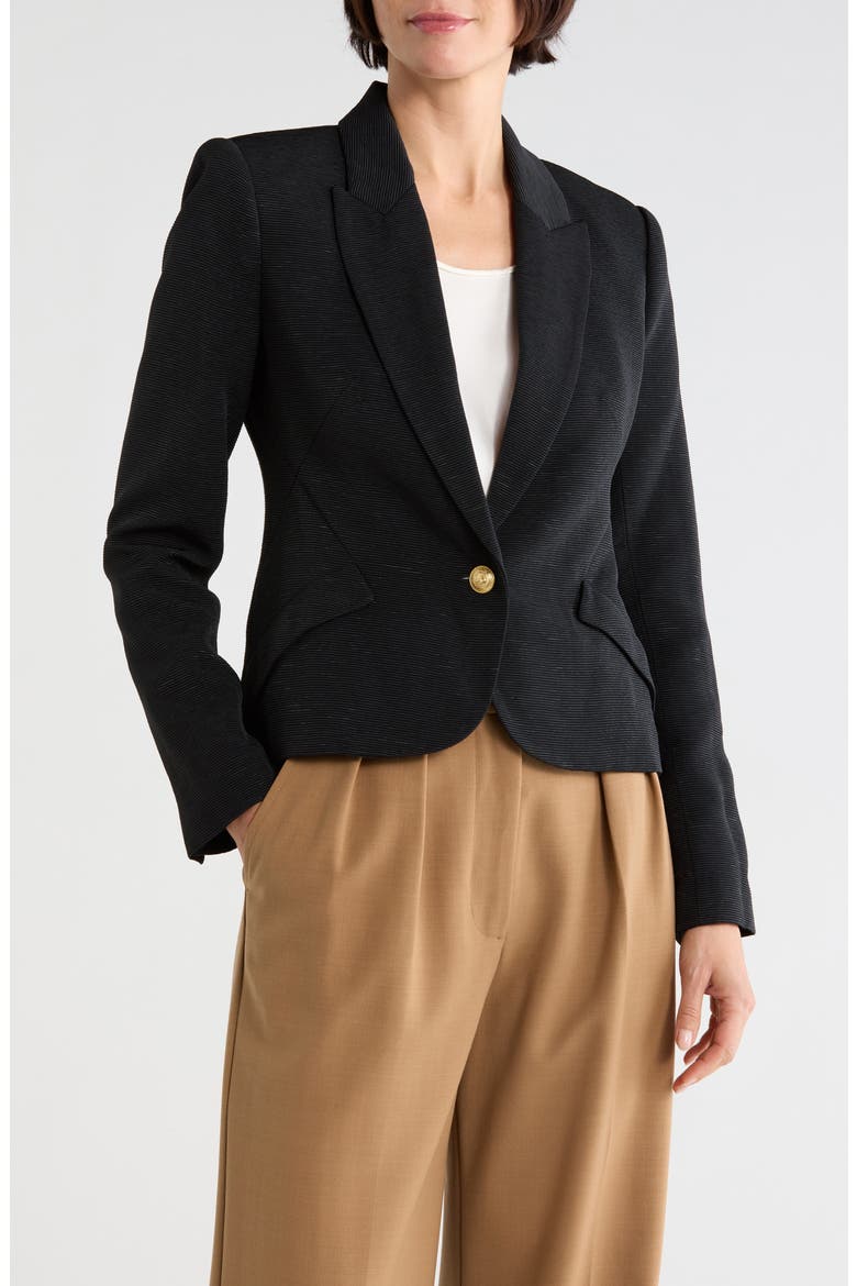 Jennah Blazer, Main, color, BLACK/ ROSA CHINENSIS