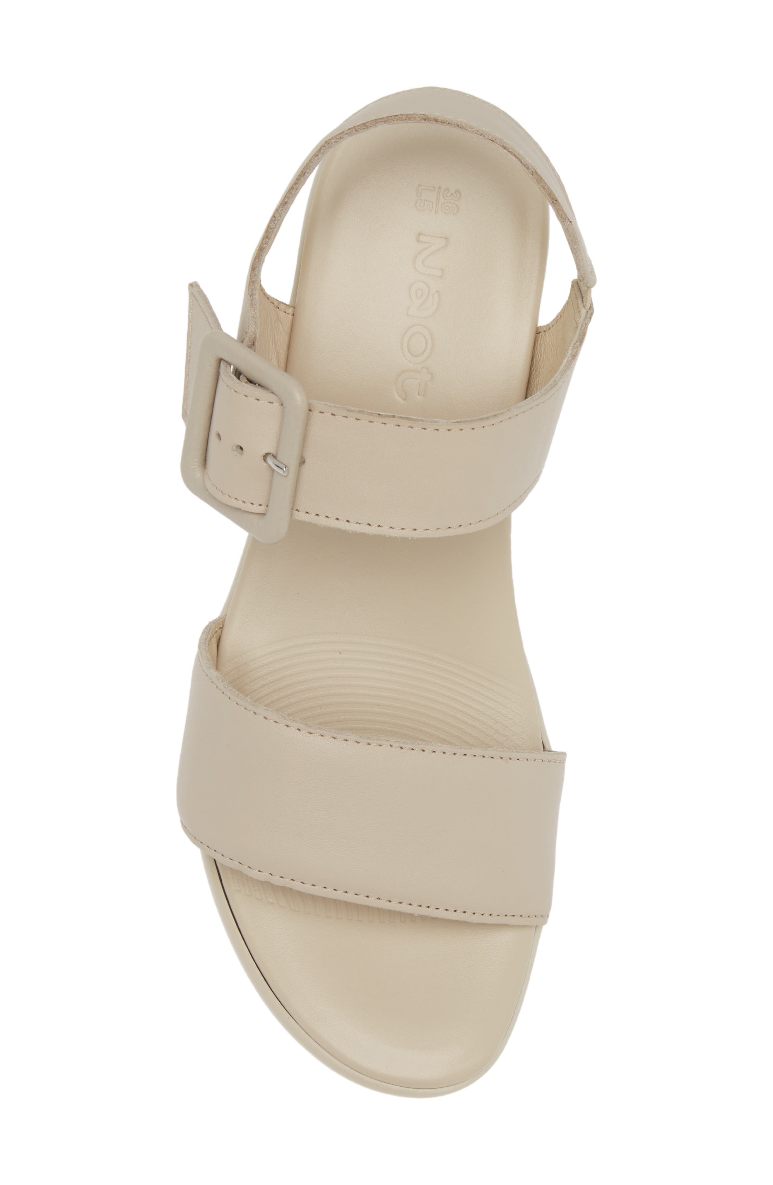 Glamour Platform Sandal, Alternate, color, SOFT IVORY LEATHER