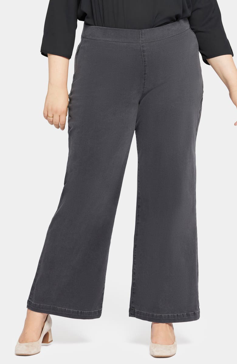 NYDJ Teresa Pull On Wide Leg Jeans, Main, color, Sierra