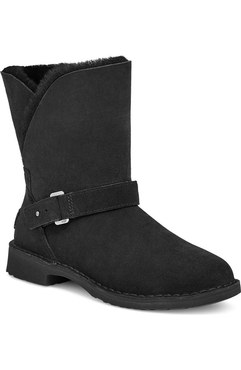 UGG<sup>®</sup> Syden Genuine Shearling Lined Bootie, Main, color,