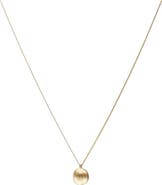 Bearfruit Jewelry Sterling Silver 18k Gold Plated Madeleine Necklace Trendy Dainty Style