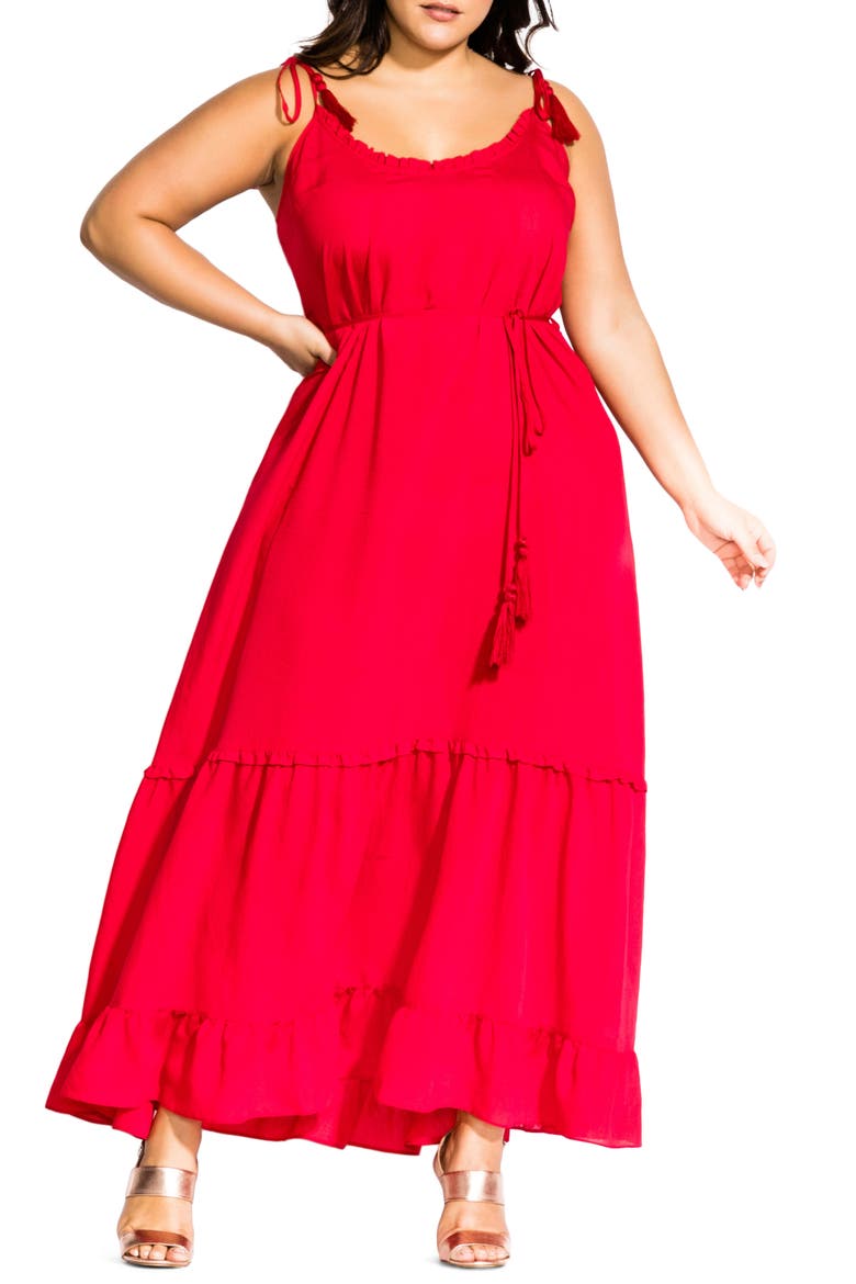 Endless Summer Maxi Dress, Main, color, RED LOVE