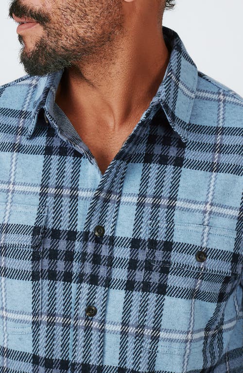 7 Diamonds Generations Plaid Button-up Shirt In Blue