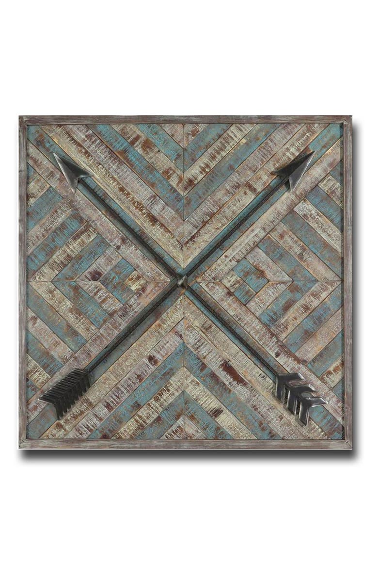 Crystal Art Gallery 'Wood & Metal Arrows' Wall Art, Main, color,
