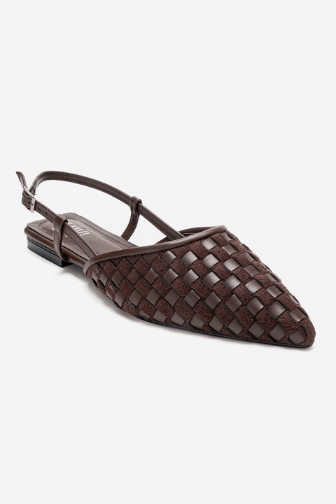 Chanda Pointed Toe Woven Sandal
