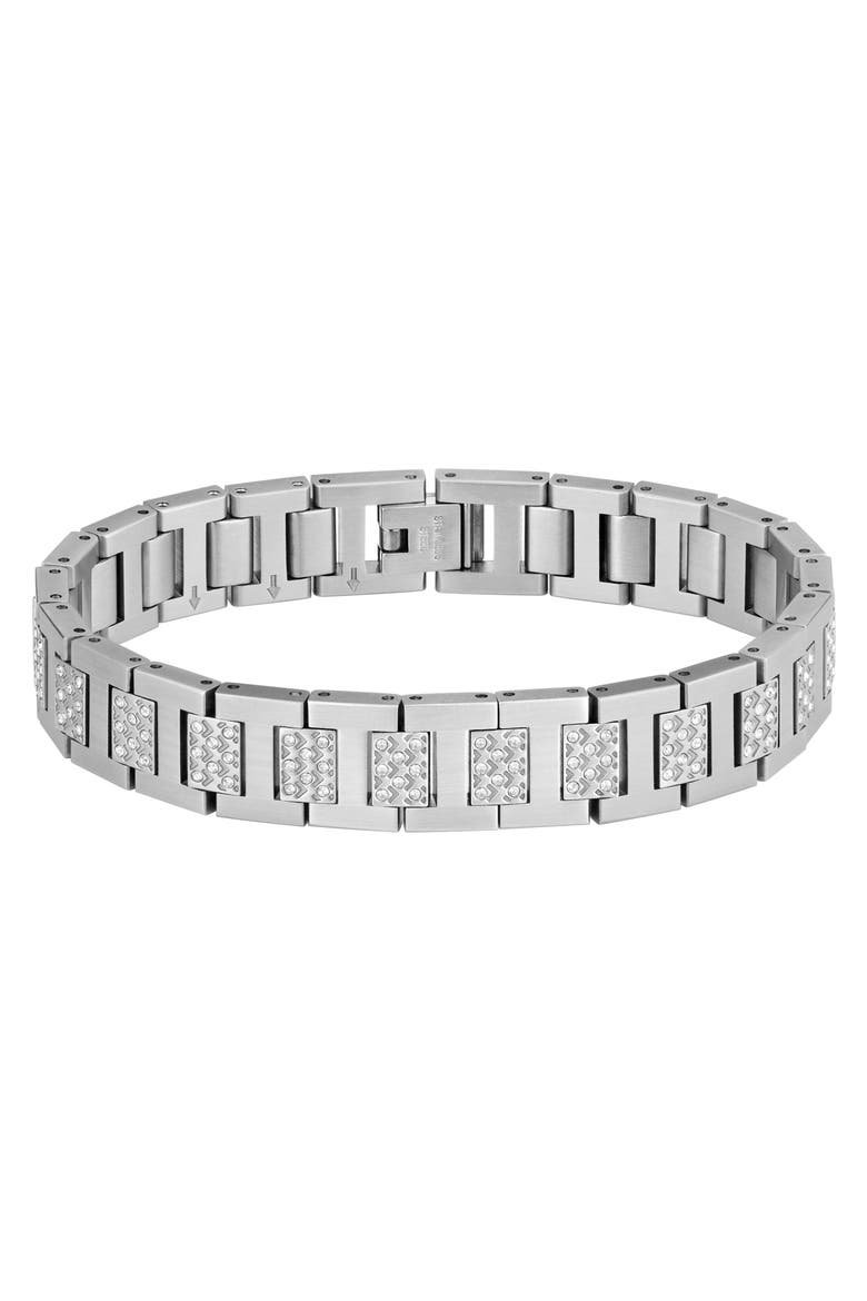 Metropole Link Bracelet, Alternate, color, SILVER