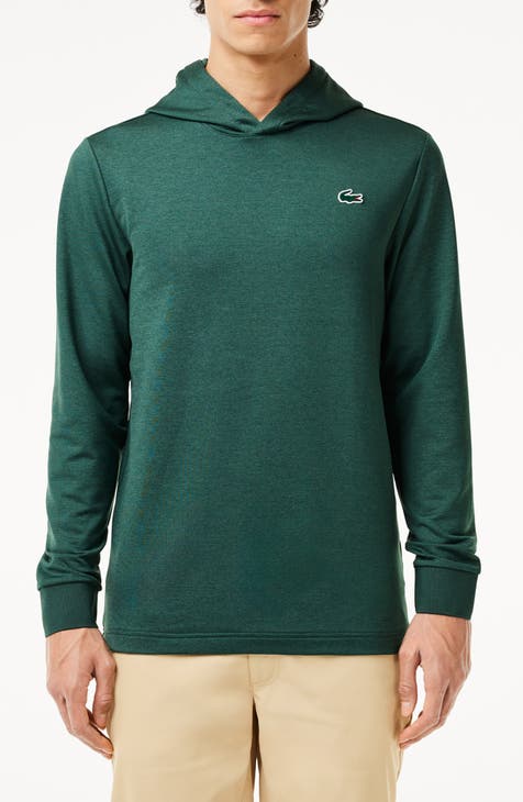 Men's Lacoste Jersey T-Shirt Hoodie Size Large Brand 2024 New