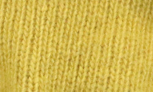 Portolano Solid Cashmere Beret In Yellow