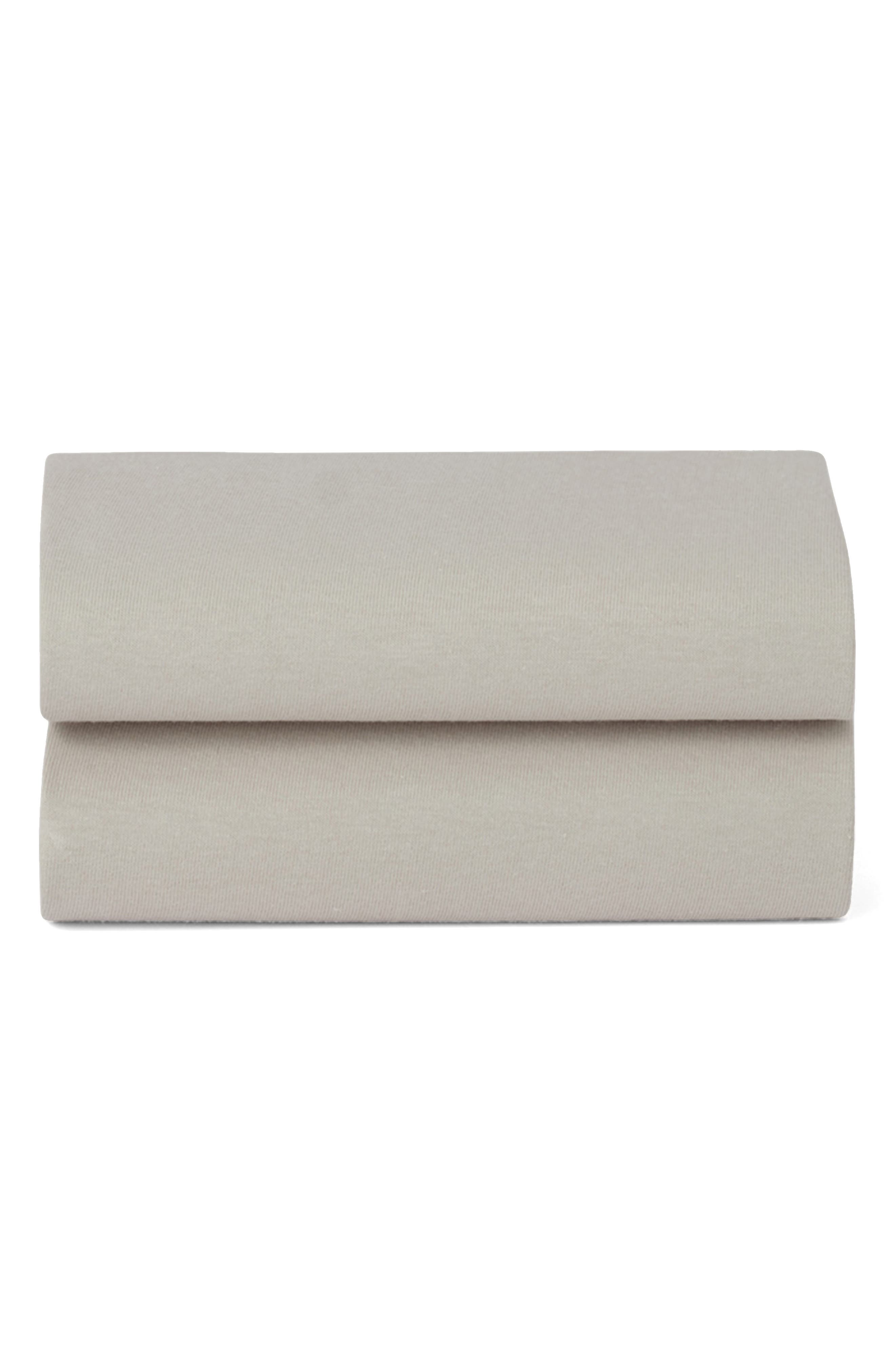 Snüz Pack of 2 Assorted Crib Sheets in Grey 