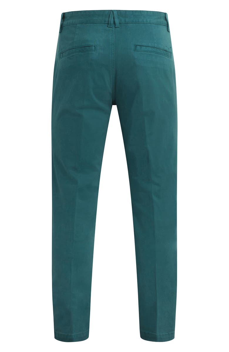 Hudson Jeans Classic Slim Straight Leg Stretch Chinos, Alternate, color, Deep Teal