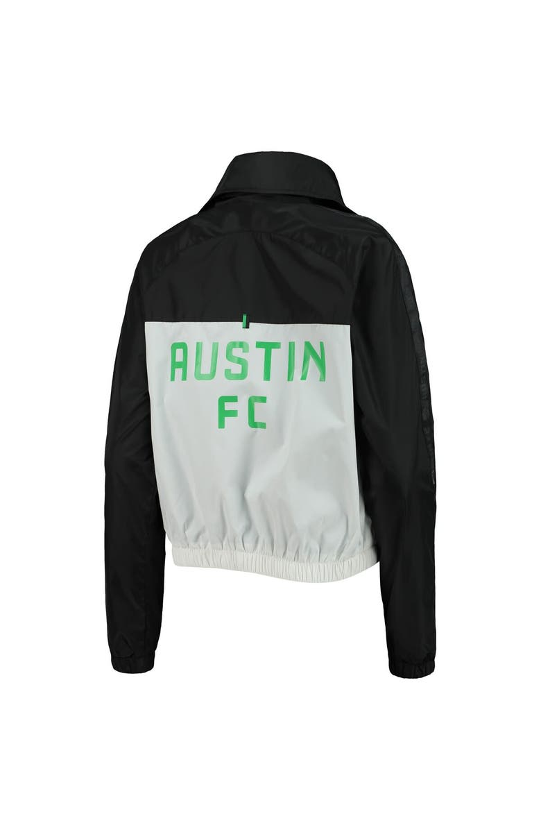 THE WILD COLLECTIVE Women's The Wild Collective Black Austin FC Anthem Full-Zip Jacket, Alternate, color, Black