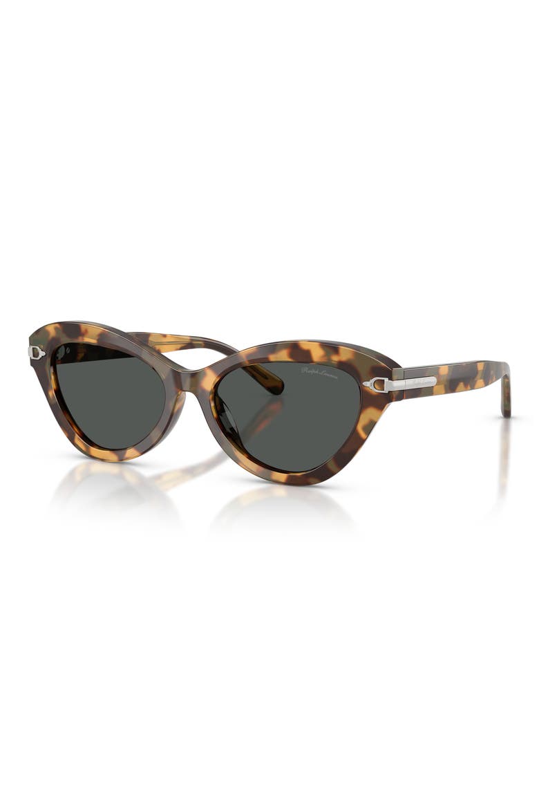 RL8236U 54mm Cat Eye Sunglasses, Alternate, color, SPOTTY HAVANA / GREY