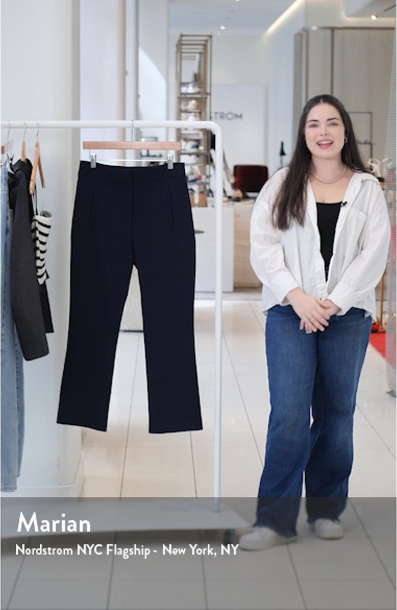 Arte Houndstooth High Waist Flare Ankle Pants, sales video thumbnail