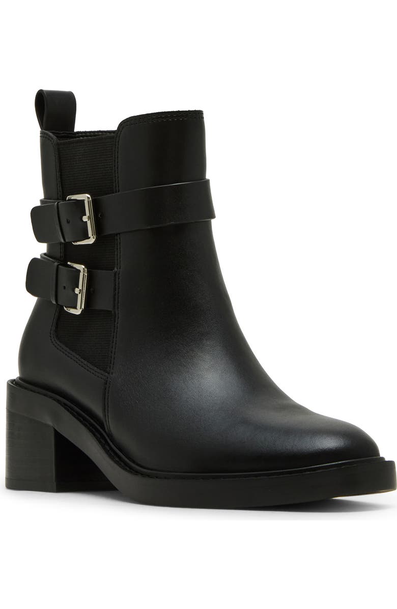 Blondo Lanessa Waterproof Bootie, Main, color, Black Leather