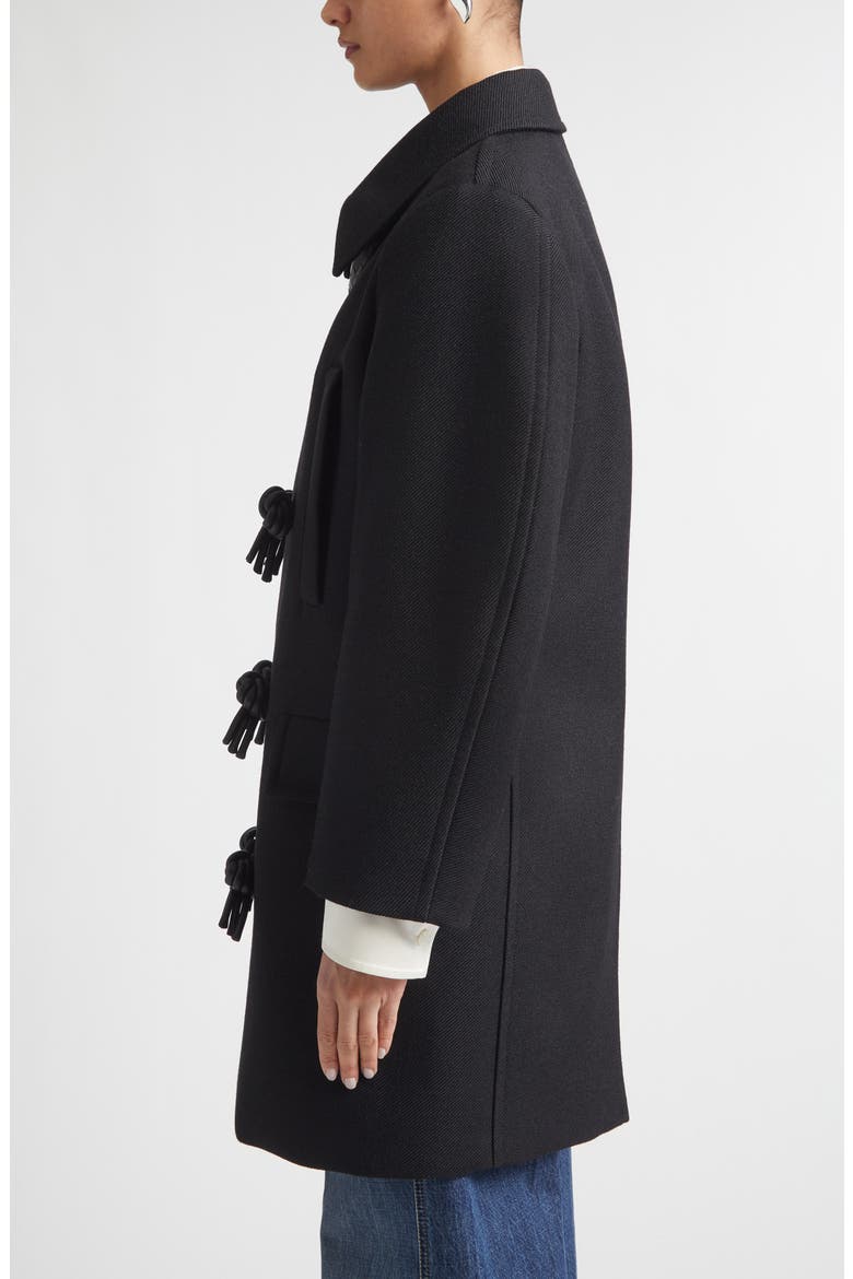Mohair Blend Gabardine Peacoat, Alternate, color, 1010 DOUBLE BLACK