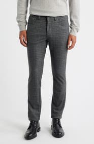 Brax Chuck Hi Flex Plaid Modern Fit Five-Pocket Pants