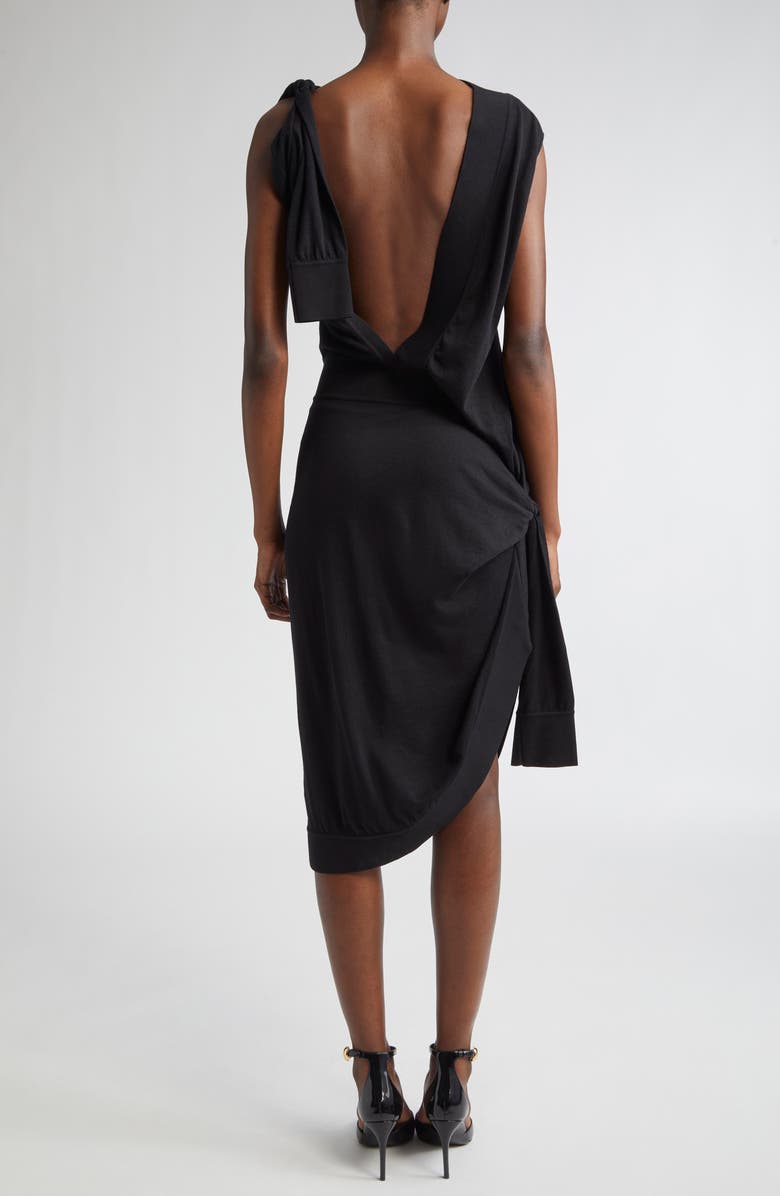 FERRAGAMO Asymmetric Knit Dress, Alternate, color,