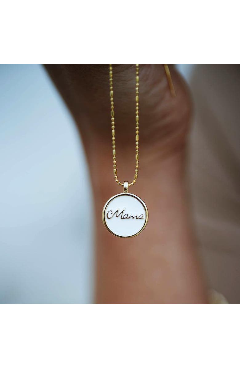Ivy & Pearl Co. Forever Mama Necklace, Alternate, color, Gold