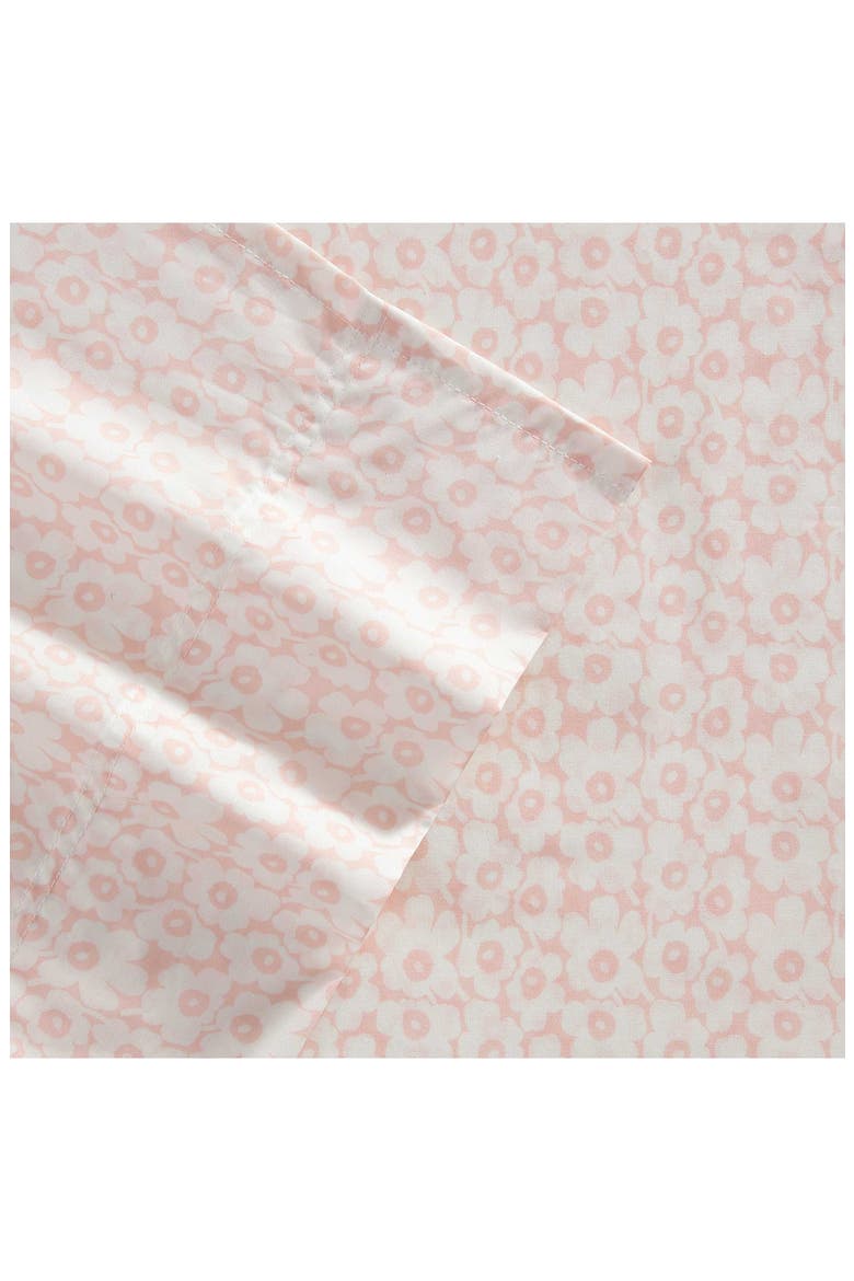 Pikkuinen Unikko Cotton Sheet Set, Alternate, color, LIGHT PINK