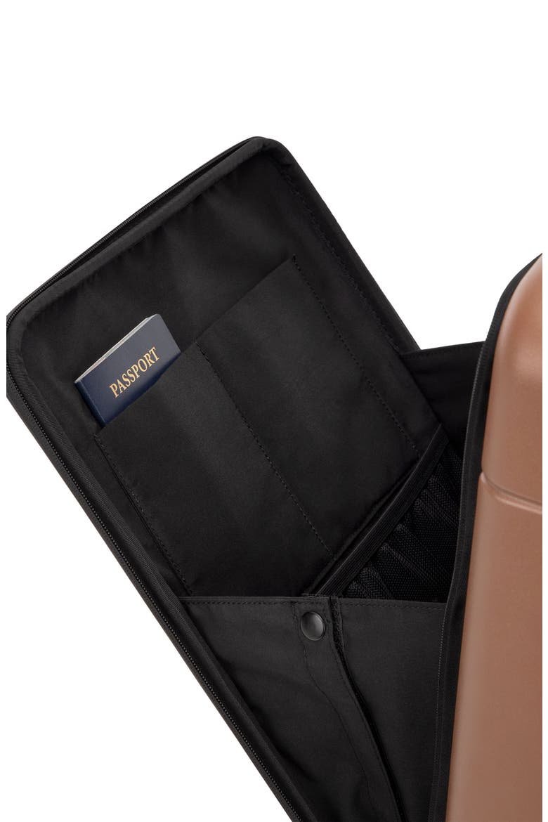 Hue 22-Inch Front Pocket Carry-On Suitcase, Alternate, color, HAZEL
