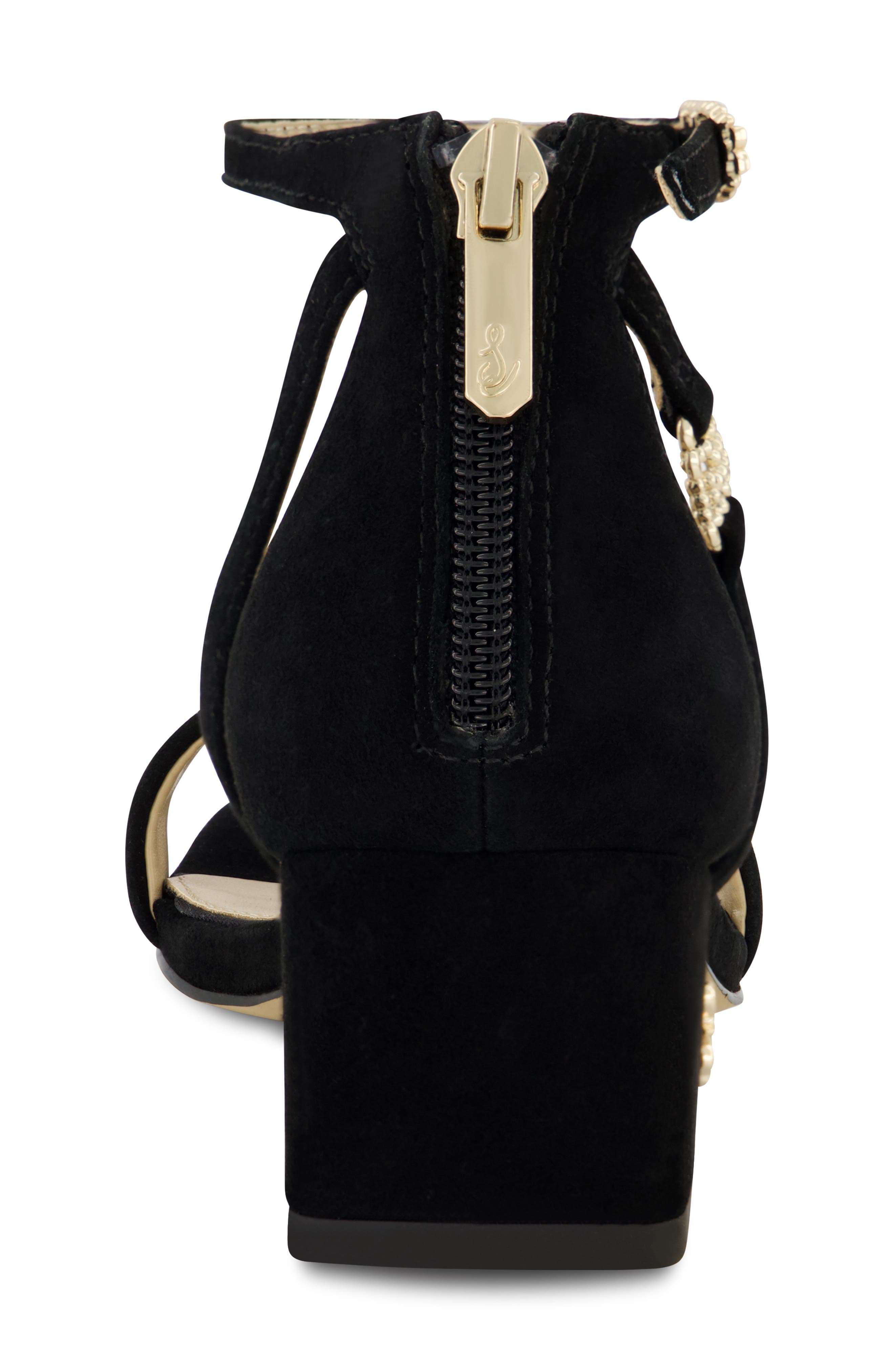 Sam Edelman Kids' Delaney Dezi Ankle Strap Sandal, Alternate, color, Black