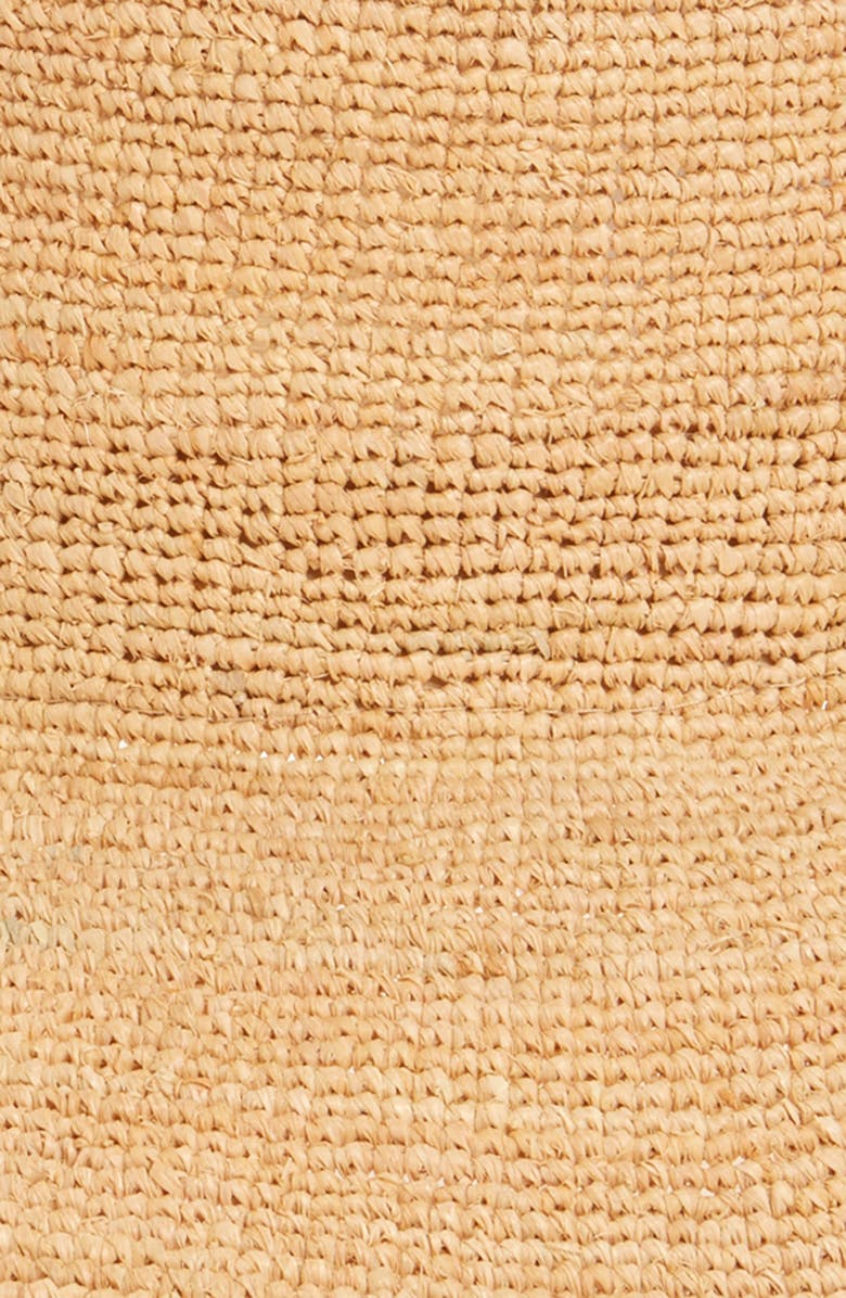 Lack of Color The Inca Wide Brim Straw Bucket Hat, Alternate, color, Natural