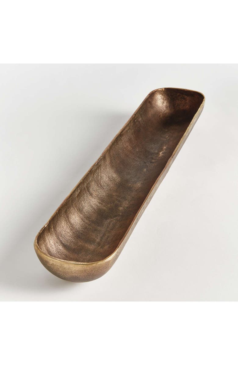 Napa Home & Garden Brandon Narrow Decorative Bowl, Alternate, color, Gold