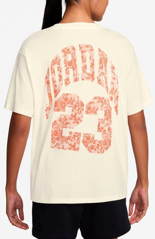 Jordan Mpv Cotton Graphic T-shirt In White