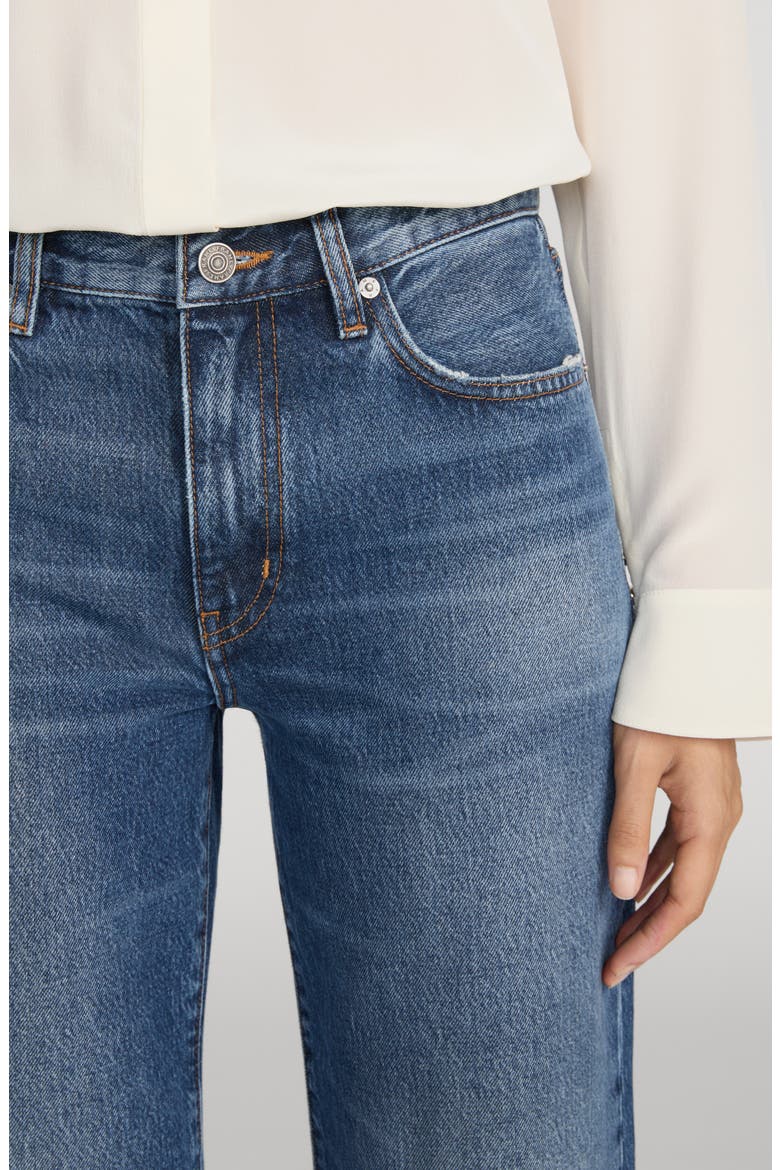 The Swing High Waist Crop Wide Leg Jeans, Alternate, color, LUCKY RAW AFTER