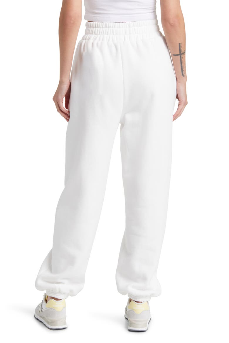 Everette Cotton Blend Joggers, Alternate, color, WHITE